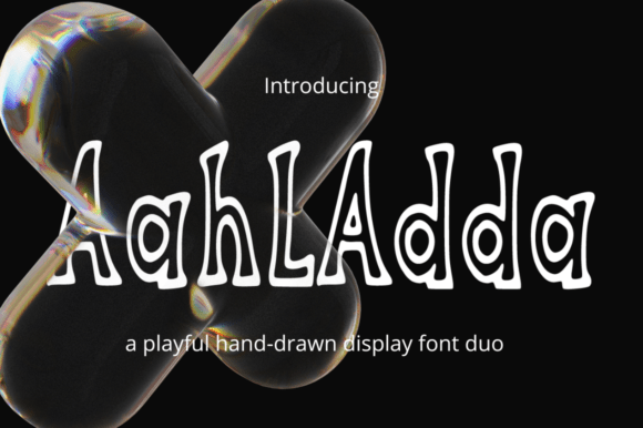 Aahladda: A Playful Display Font for Modern Web Design