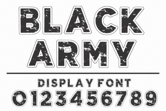 Black Army: A Bold Font for Digital Branding