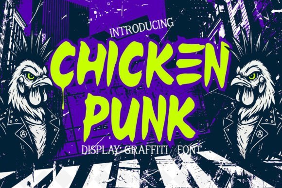 Chicken Punk: A Bold Typeface for Editorial Design