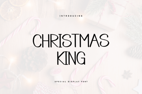 Christmas King: A Display Font for Editorial Elegance