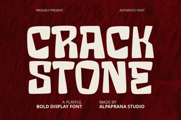 Crack Stone: The Font That Commands Attention