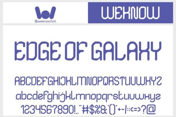 Edge of Galaxy: A Font That Elevates Your Brand