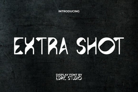 Extra Shot: A Bold Display Font for Editorial Design