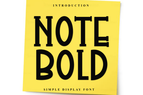 Font Review: Note Bold for Campaign Design