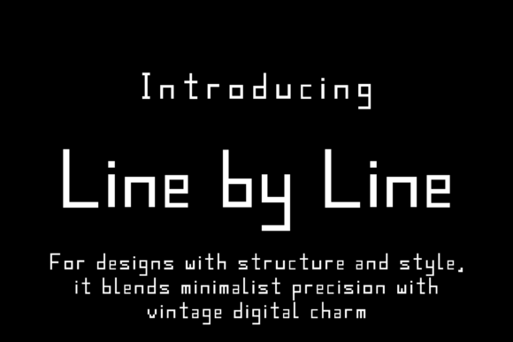 Line by Line: A Font for Crafters Who Value Clarity and Charm