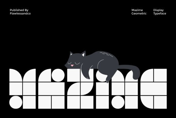 Mazime: A Bold Display Font for Editorial Design