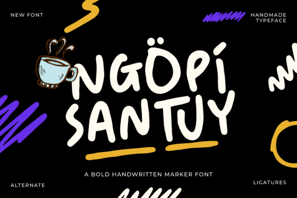 Ngopi Santuy: A Font That Brings Chill to Your Web Design