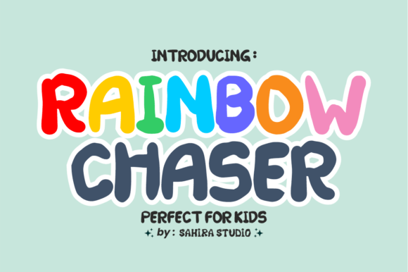 Rainbow Chaser: A Display Font for Creative Crafters