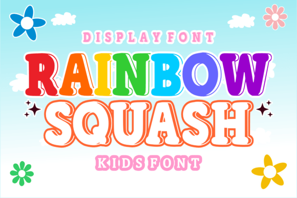Rainbow Squash: A Font That Adds Color to Your Digital Brand