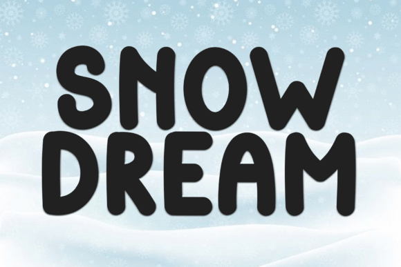 Snow Dream: A Display Font for Editorial Elegance