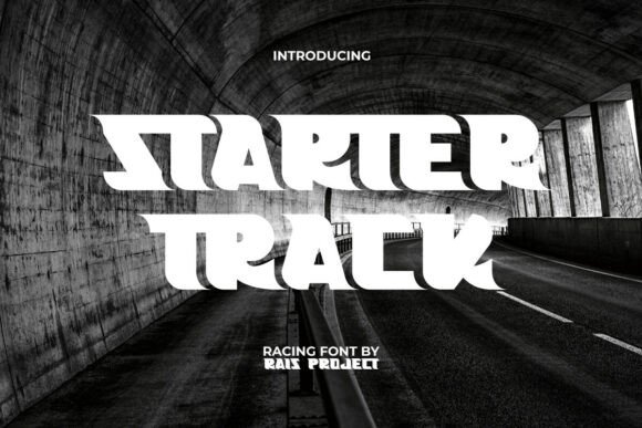 Starter Track: A Bold Font for Editorial Impact