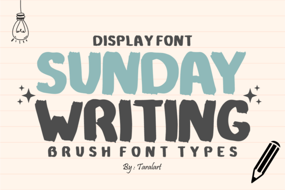 Sunday Writing: A Bold Display Font for Digital Design