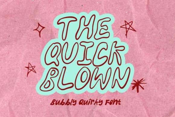 The Quick Blown: A Bold Font for Memorable Branding