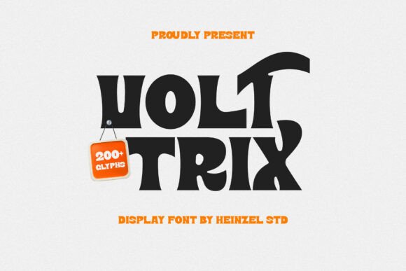 Volt Trix: A Display Font for Bold Digital Branding