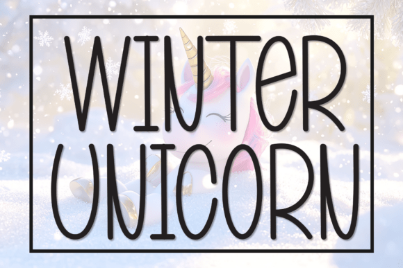 Winter Unicorn: A Font That Adds Magic to Your Brand