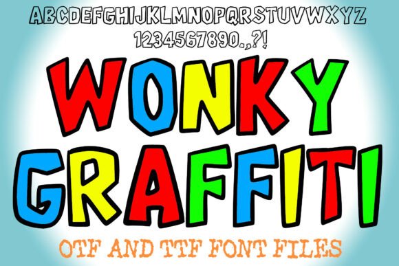 Wonky Graffiti: A Font That Brings Street Style to Your Brand